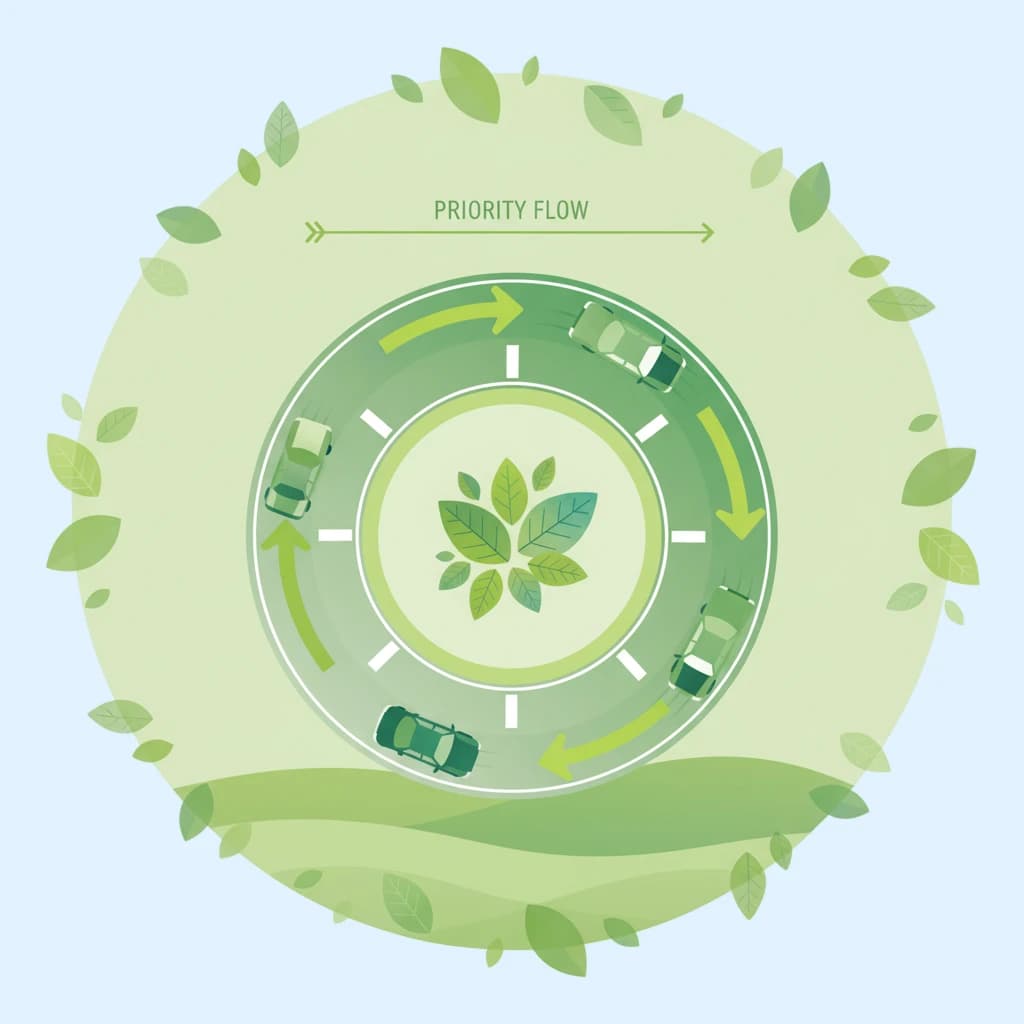 Roundabout Priorities lesson overview image