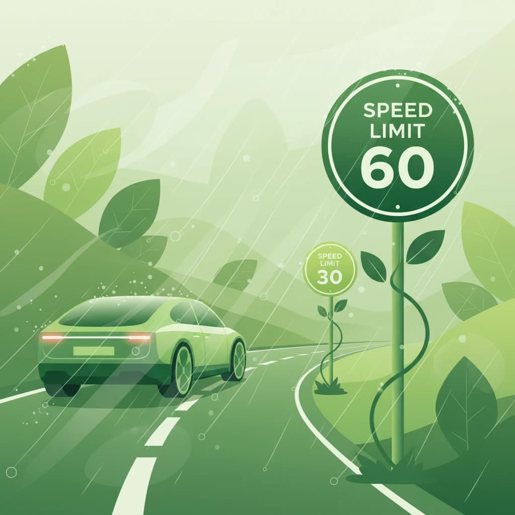 Speed Adjustments for Weather and Visibility lesson overview image