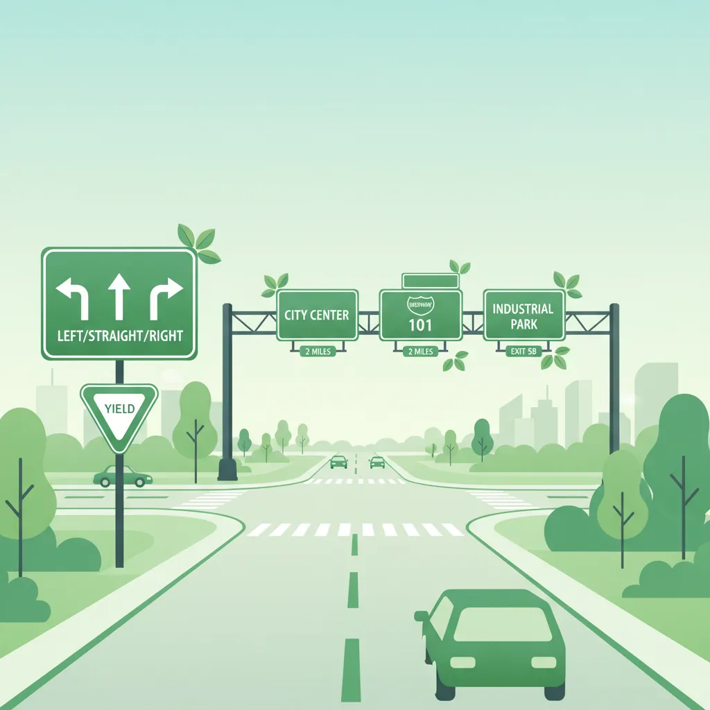 Dutch Driving Theory B: Intersection and Lane Sign Interpretation