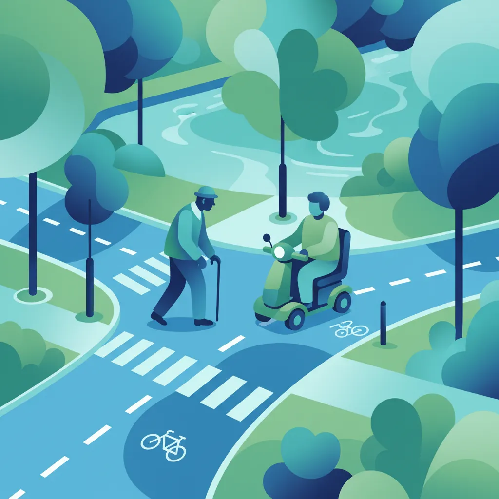 Navigating Dutch Roads: Elderly Pedestrians and Mobility Scooters