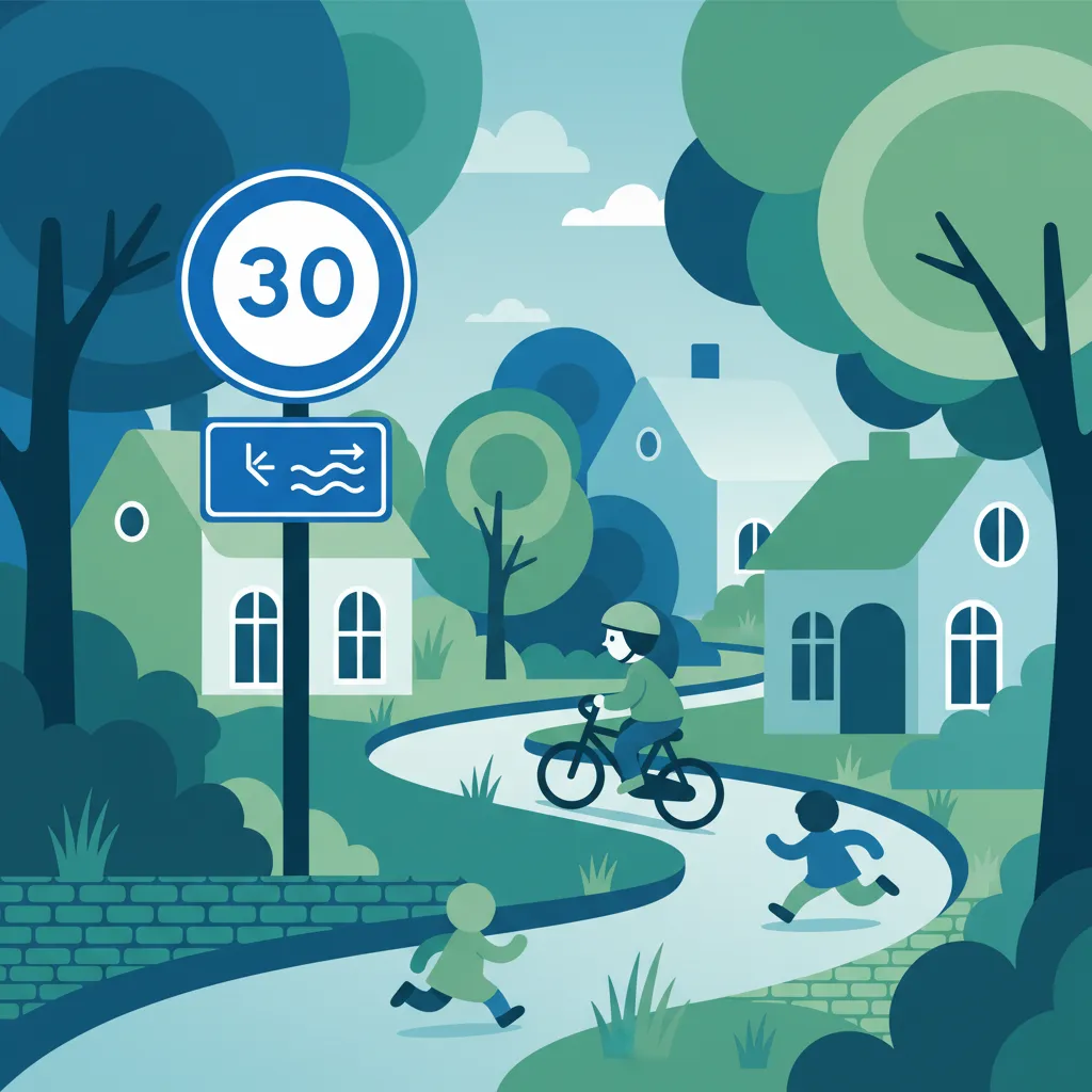 Dutch Special Zone Speed Limits | CBR Driving Theory Practice