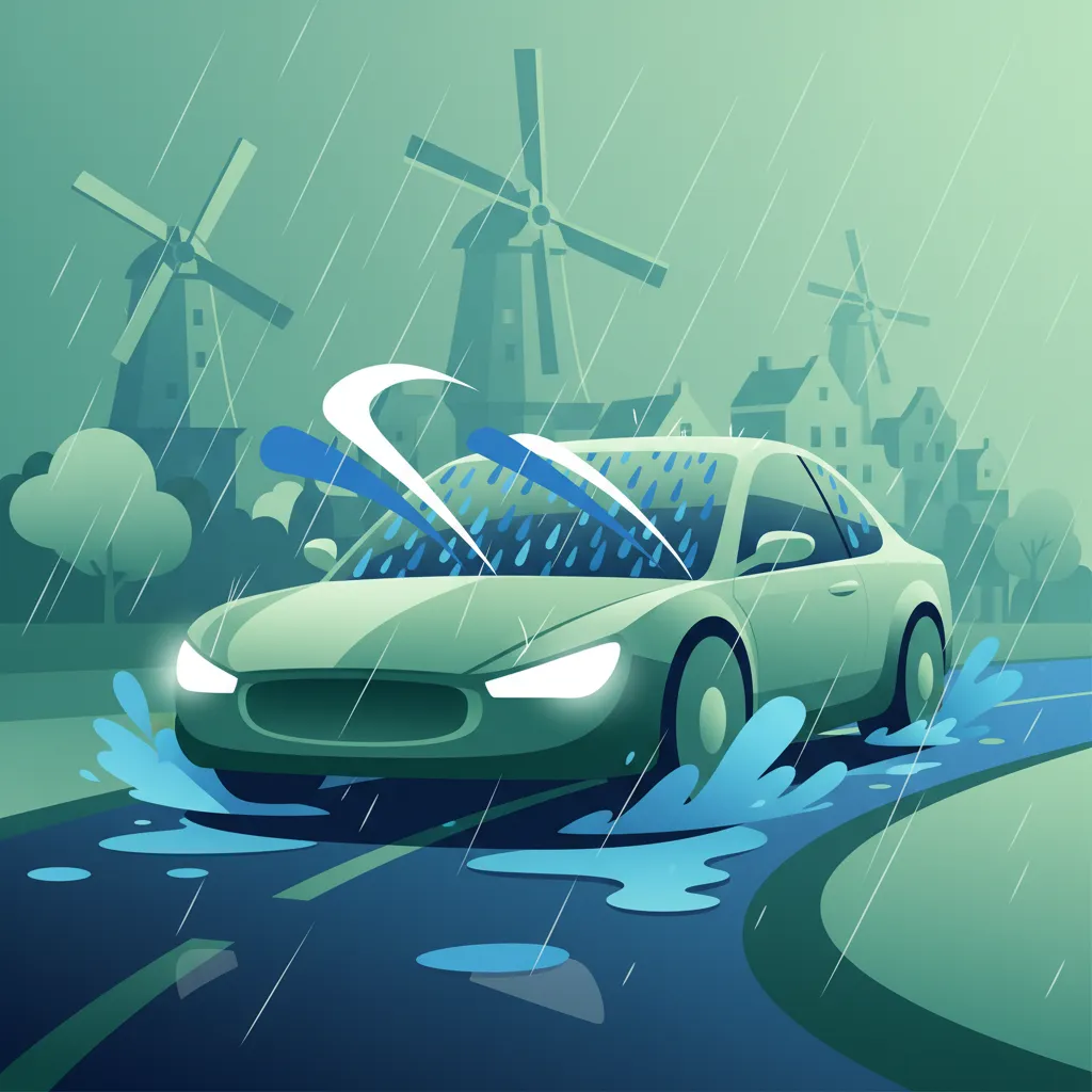 Oefen Rijden in Zware Regen en Aquaplaning Voorkomen voor je Nederlands Rijexamen